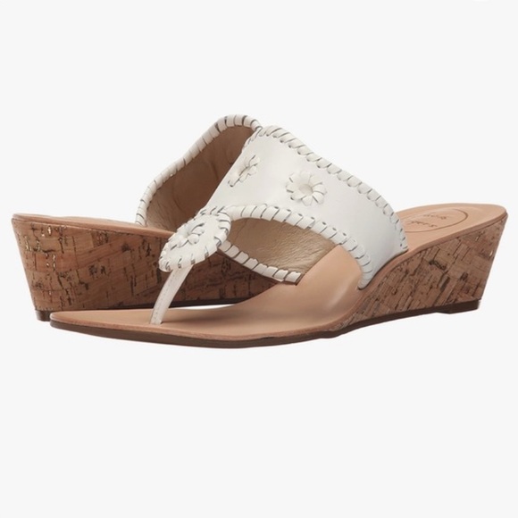 Ladies Sandals Jack Rogers White Wedges Jack Rogers White Wedge